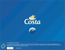 Tablet Screenshot of costacroisieres.be